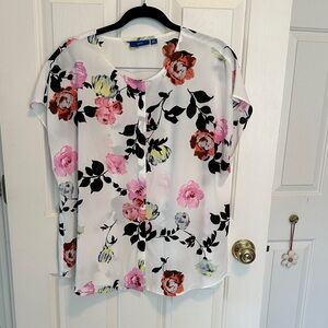 Apt. 9 Multicolor Floral Blouse